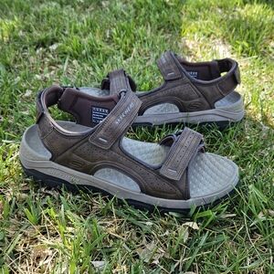 Skechers Men's Tresmen Garo Brown Sandals Size 11